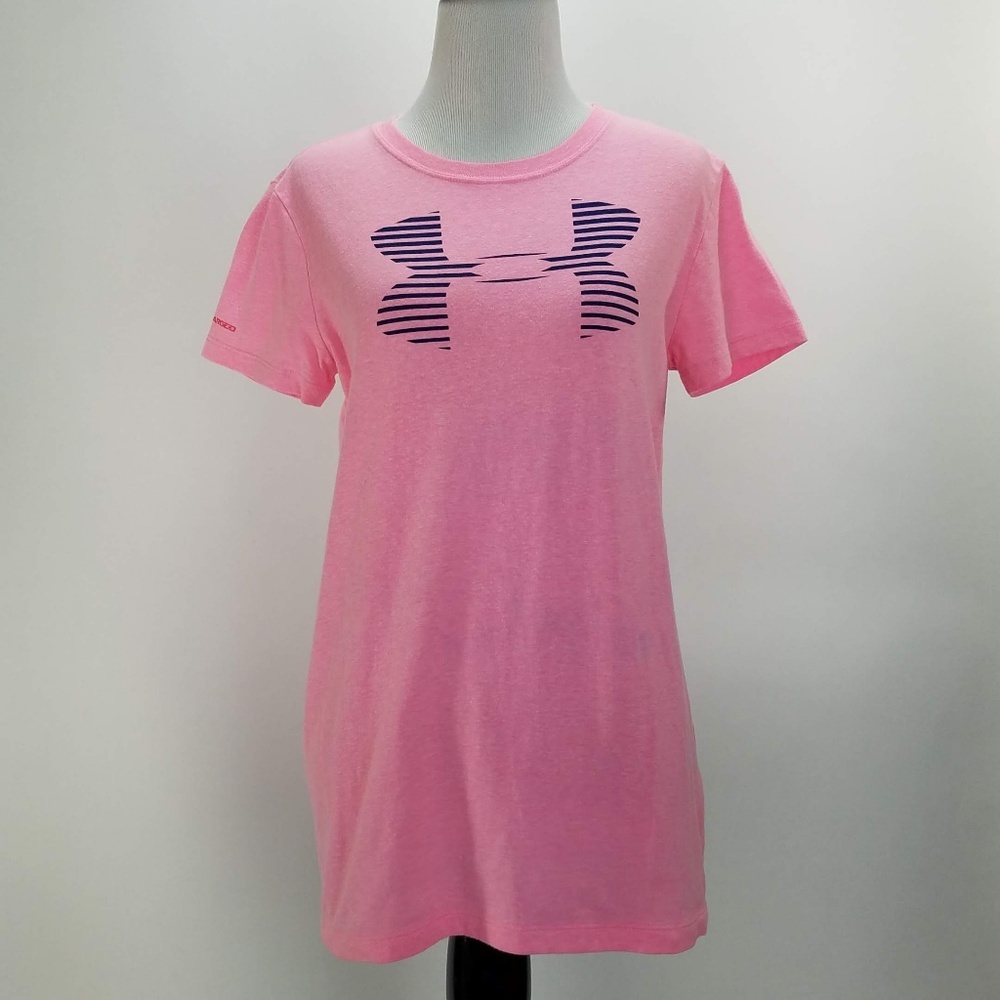 Under Armour SS Womens Heat Gear Workout T Shirt